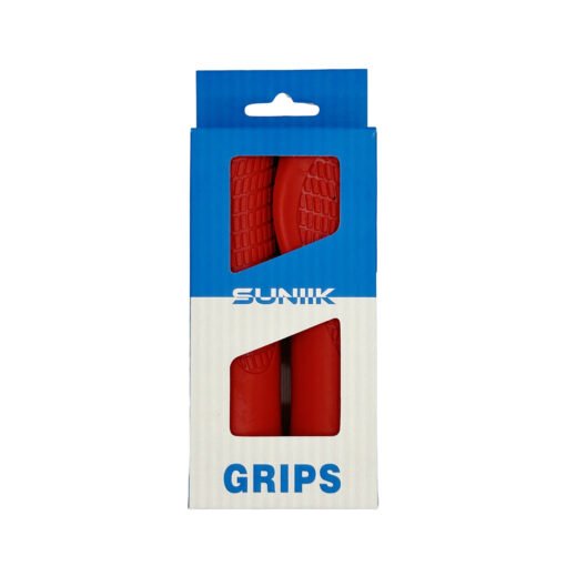 Puño genérico para patinete Rojo (diseño ergonómico) - Imagen 4