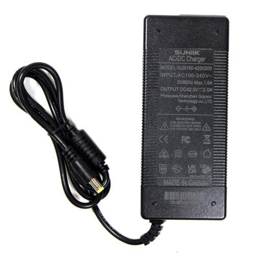 Cargador premium 42V 2A (conector DC5525) - Imagen 2