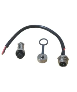 Toma de Carga de 3 Pin GX12 con Tapa