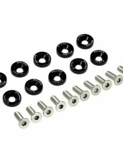 Arandela Tornillo de Aluminio Negro (Pack 10 unidades)