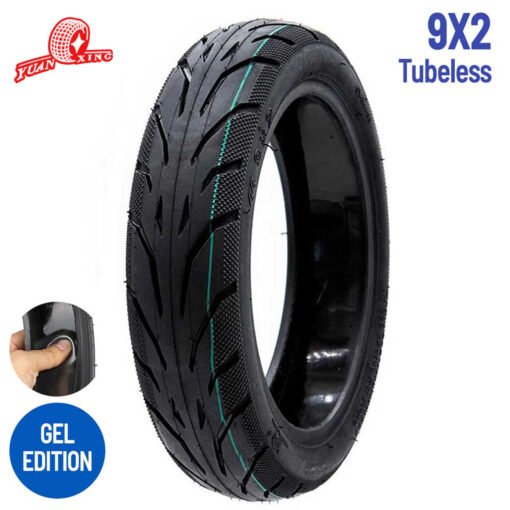 Rueda cubierta 9x2-6,1 con gel antipinchazo
