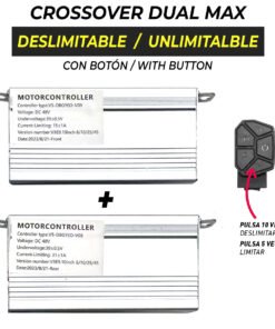 Controladoras Smartgyro deslimitables para Crossover Dual Max (delantera + trasera) - Homologado