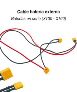 Cable para baterías externas en serie (conector XT30-XT60)